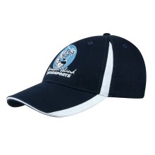 4014 Brushed Heavy Cotton Cap with Inserts
