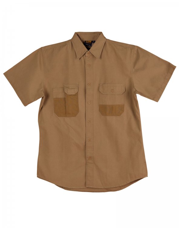 WT05 Dura Wear Short Sleeve work Shirt Uniform - Click Image to Close
