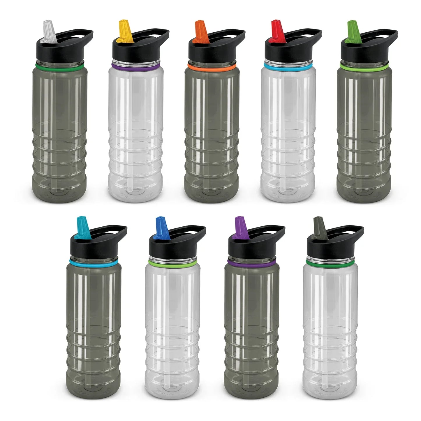 Triton Elite Bottle - Clear and Black - PrintaPromo