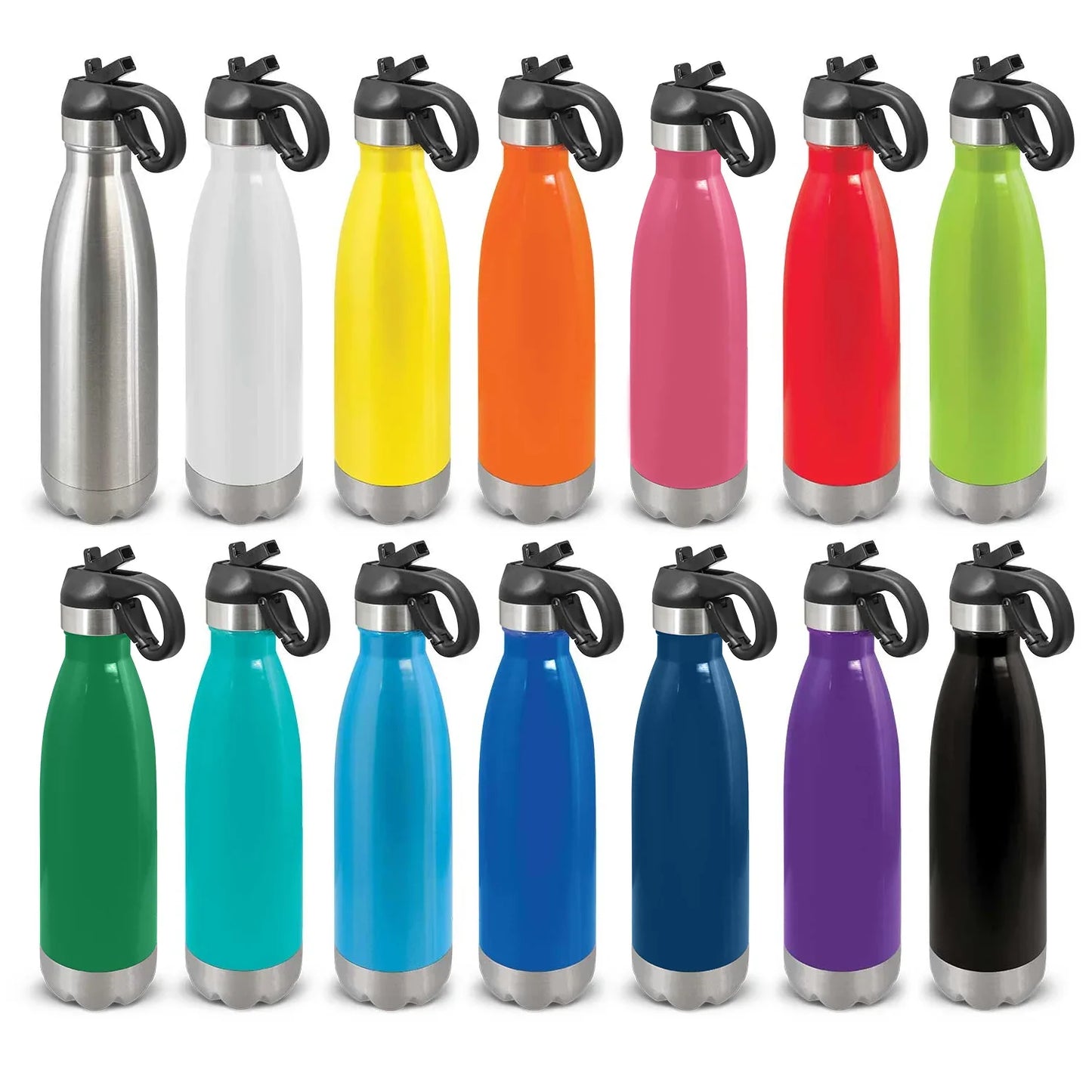 Mirage Steel Bottle - Flip Lid - PrintaPromo