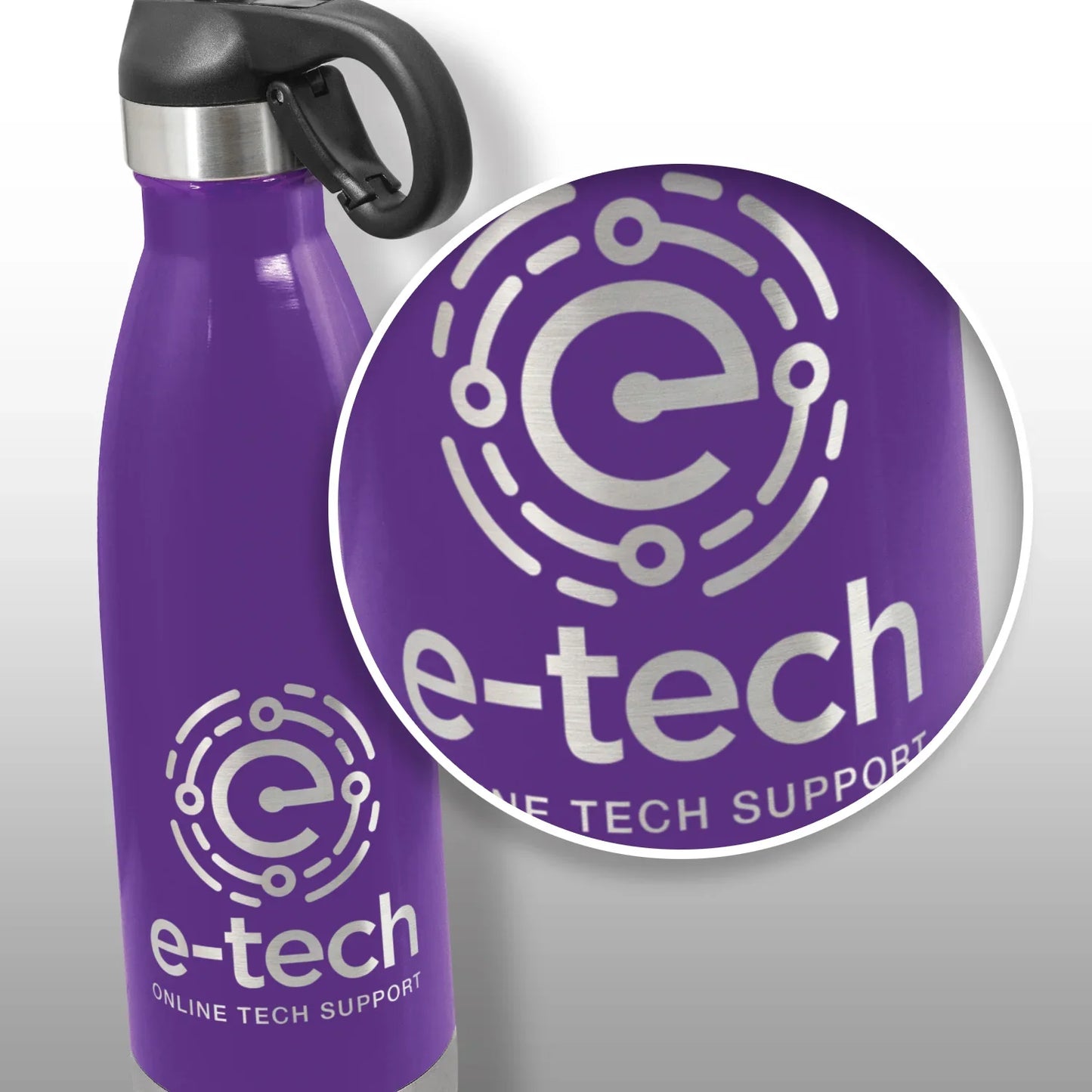 Mirage Steel Bottle - Flip Lid - PrintaPromo