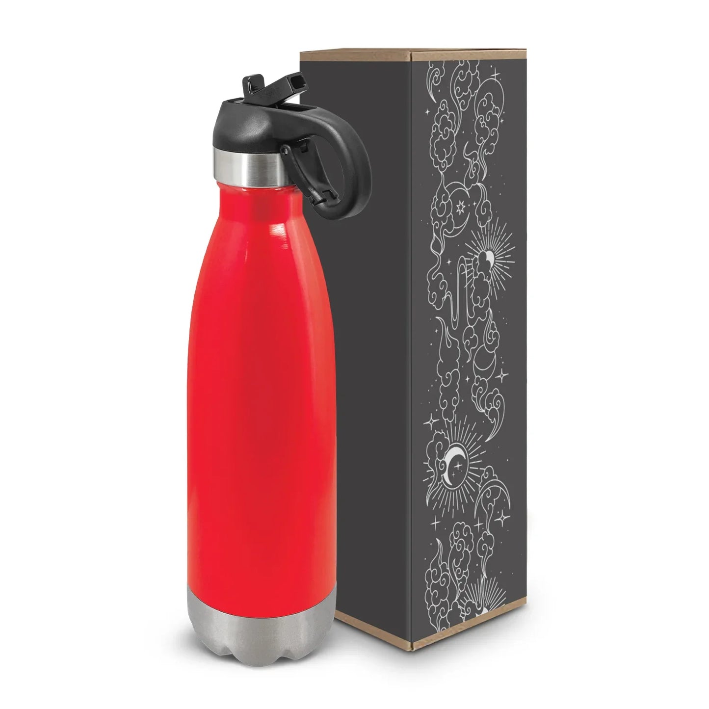 Mirage Steel Bottle - Flip Lid - PrintaPromo