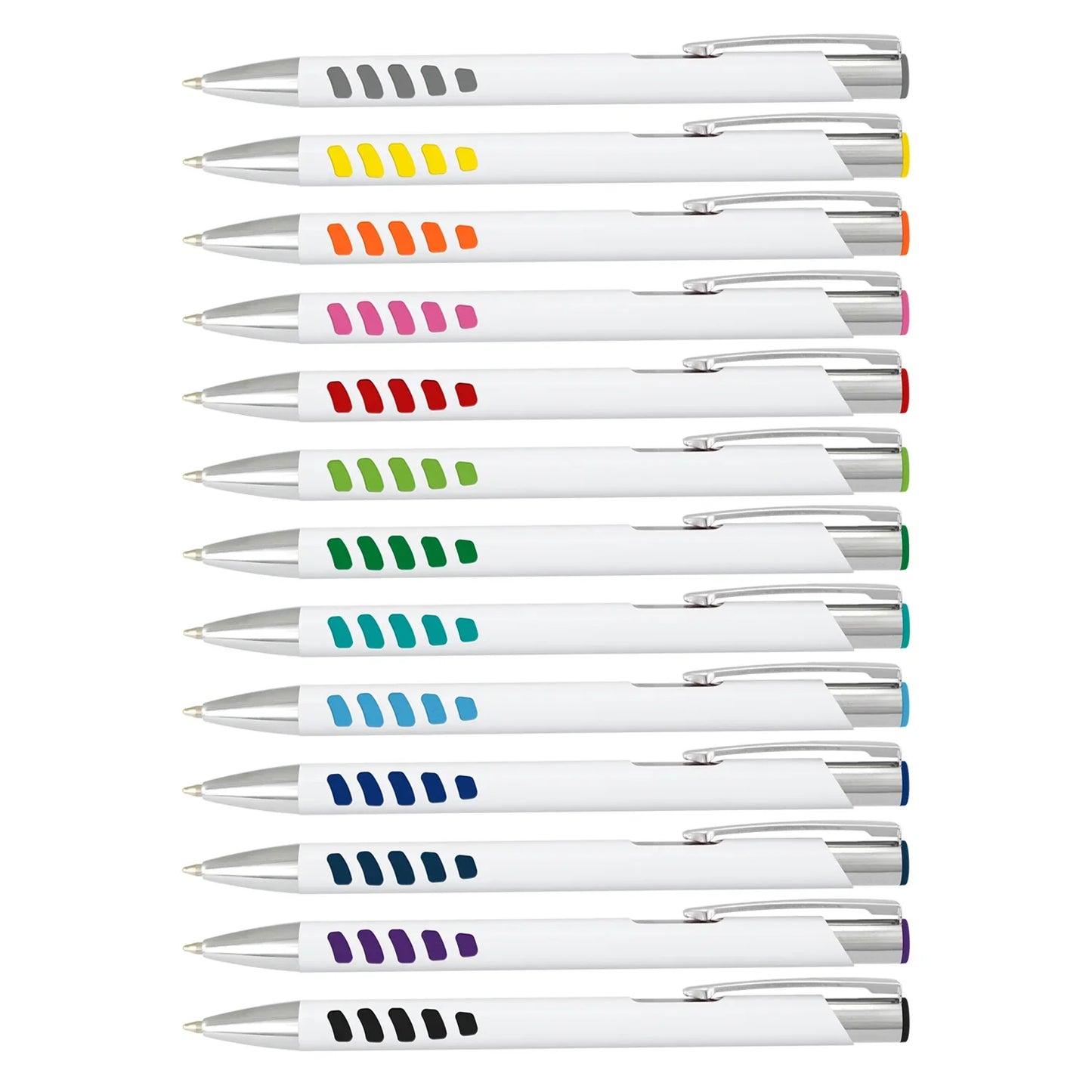 Panama Grip Pen - White Barrel - PrintaPromo