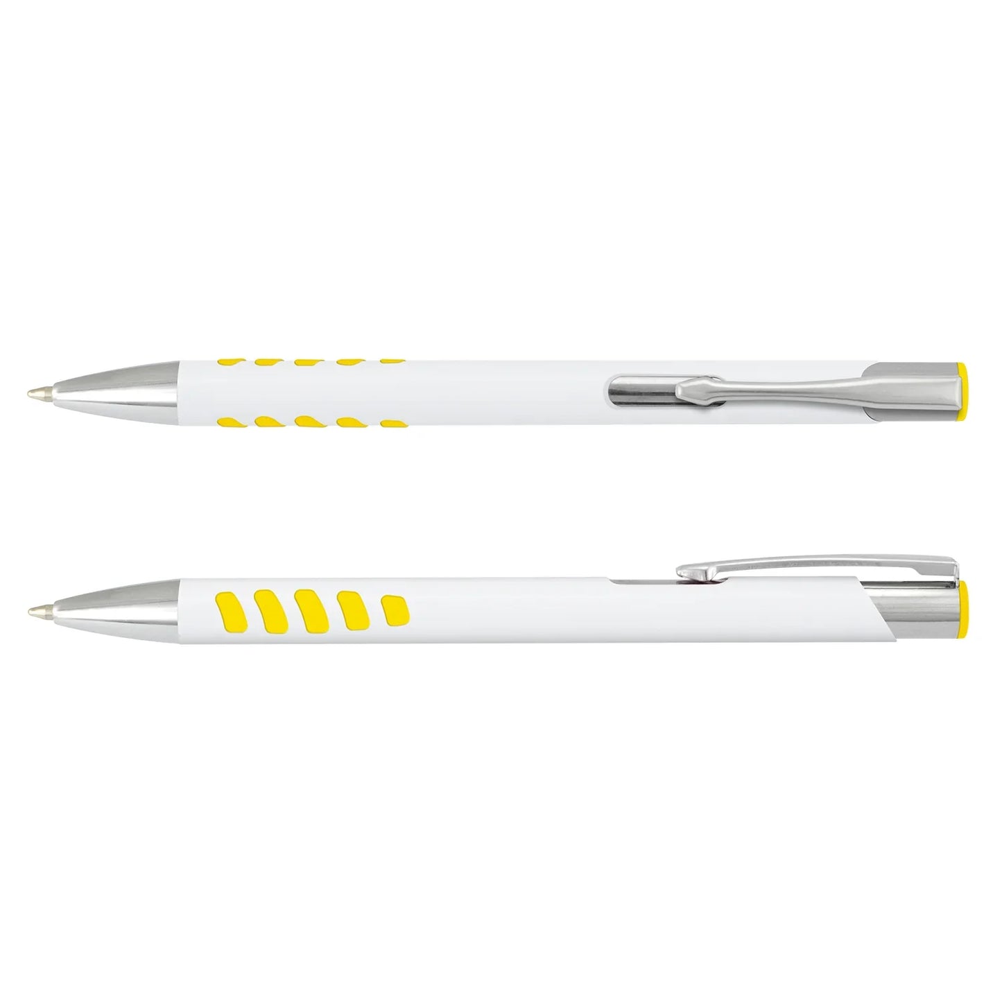 Panama Grip Pen - White Barrel - PrintaPromo