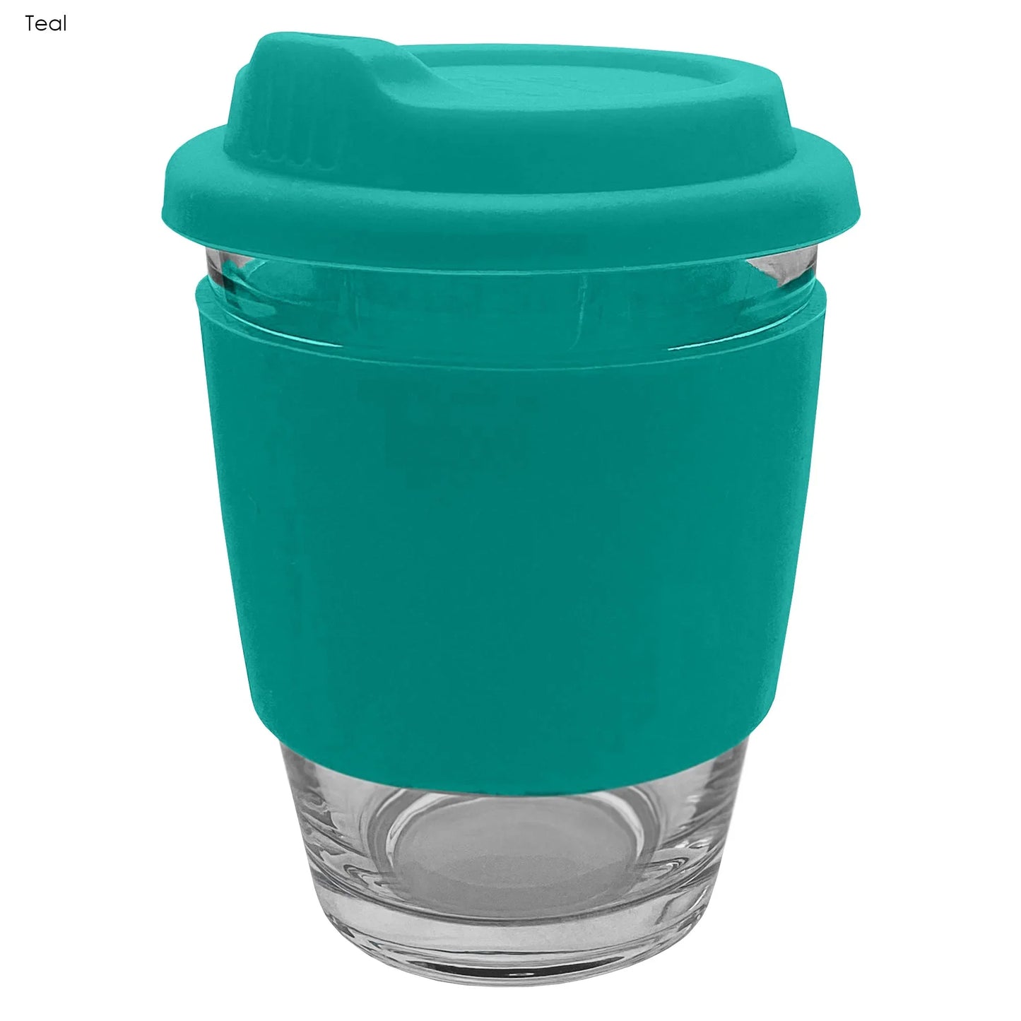 Carlo Glass Coffee Cup - Silicone - PrintaPromo