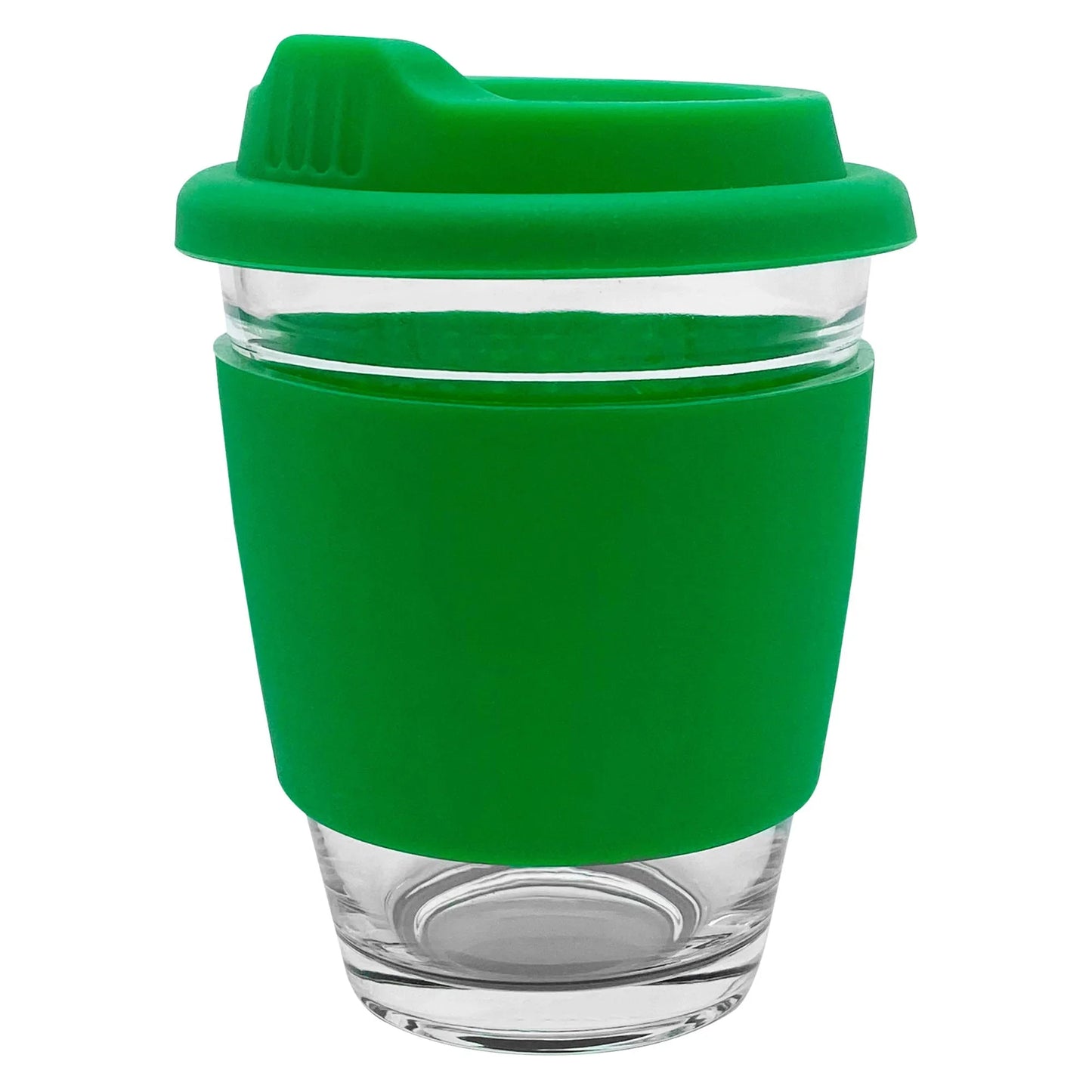 Carlo Glass Coffee Cup - Silicone - PrintaPromo