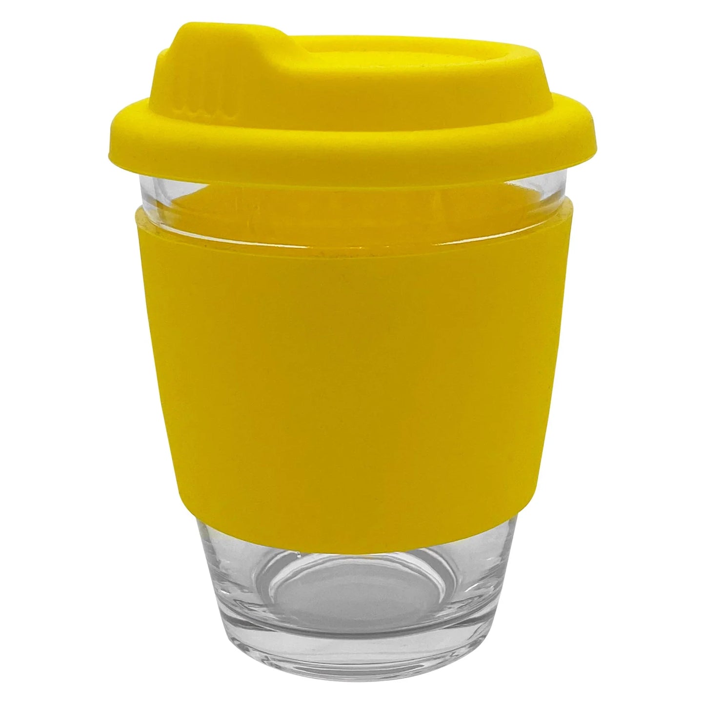 Carlo Glass Coffee Cup - Silicone - PrintaPromo