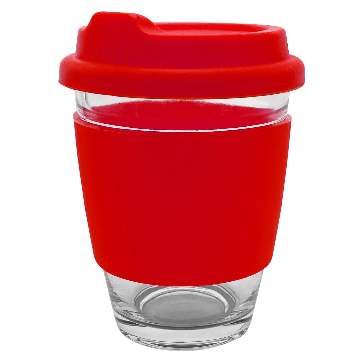 Carlo Glass Coffee Cup - Silicone - PrintaPromo