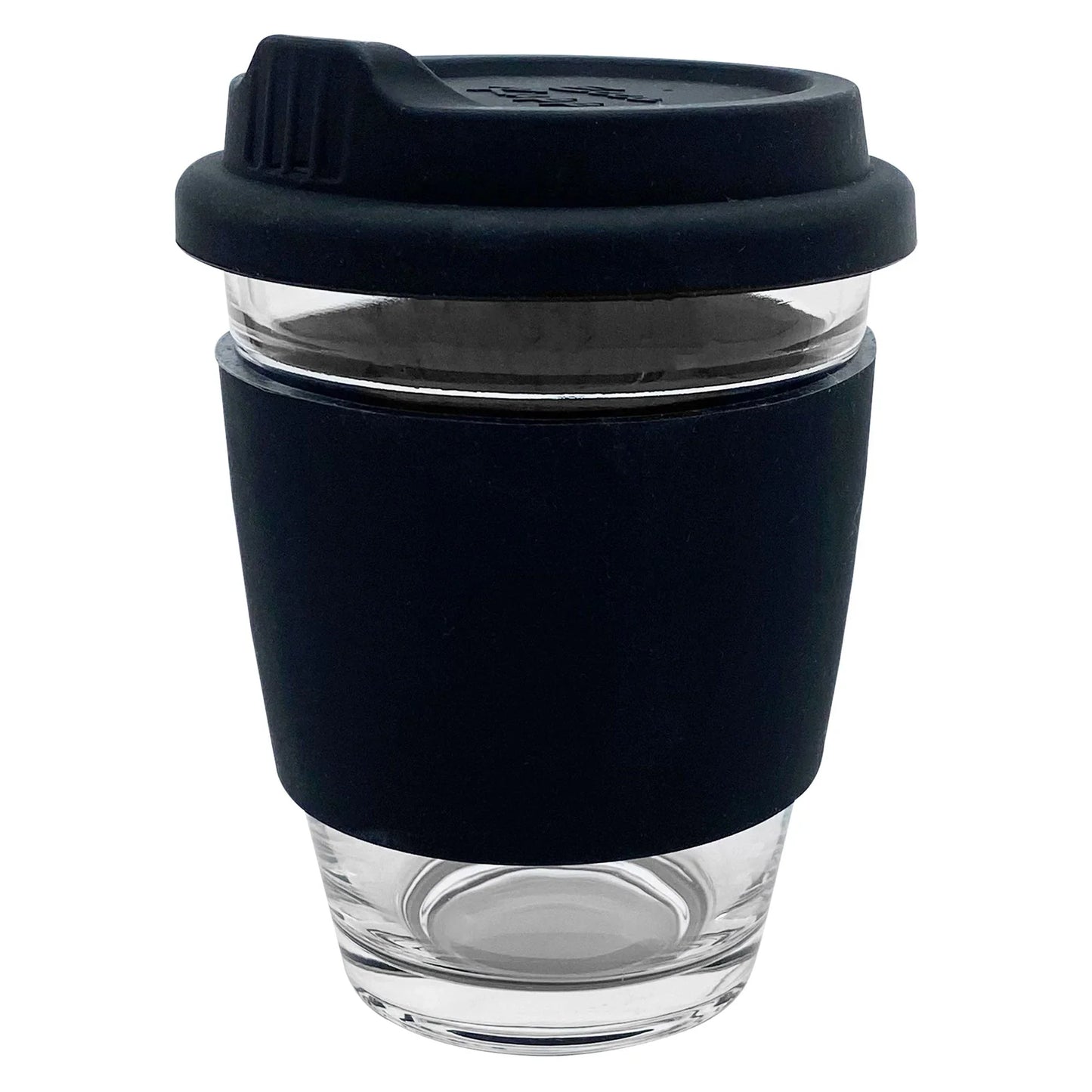 Carlo Glass Coffee Cup - Silicone - PrintaPromo