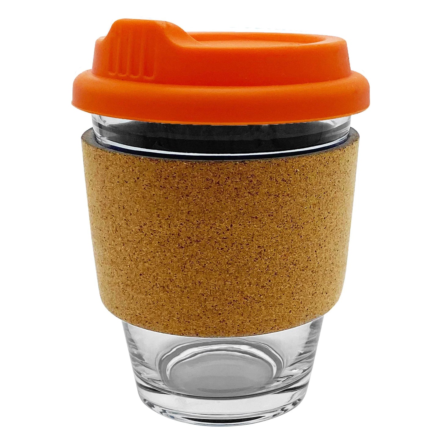 Carlo Glass Coffee Cup - Cork - PrintaPromo