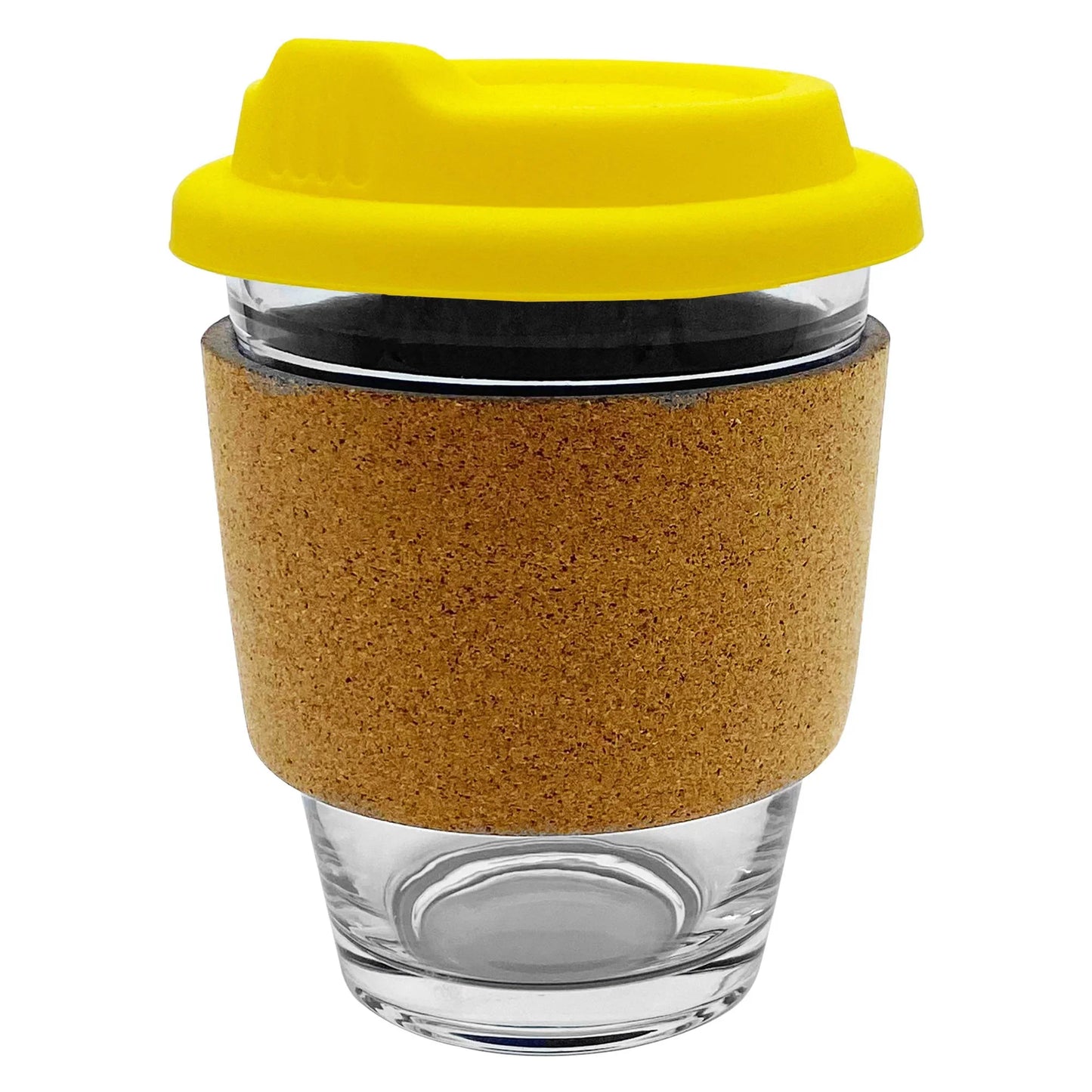 Carlo Glass Coffee Cup - Cork - PrintaPromo