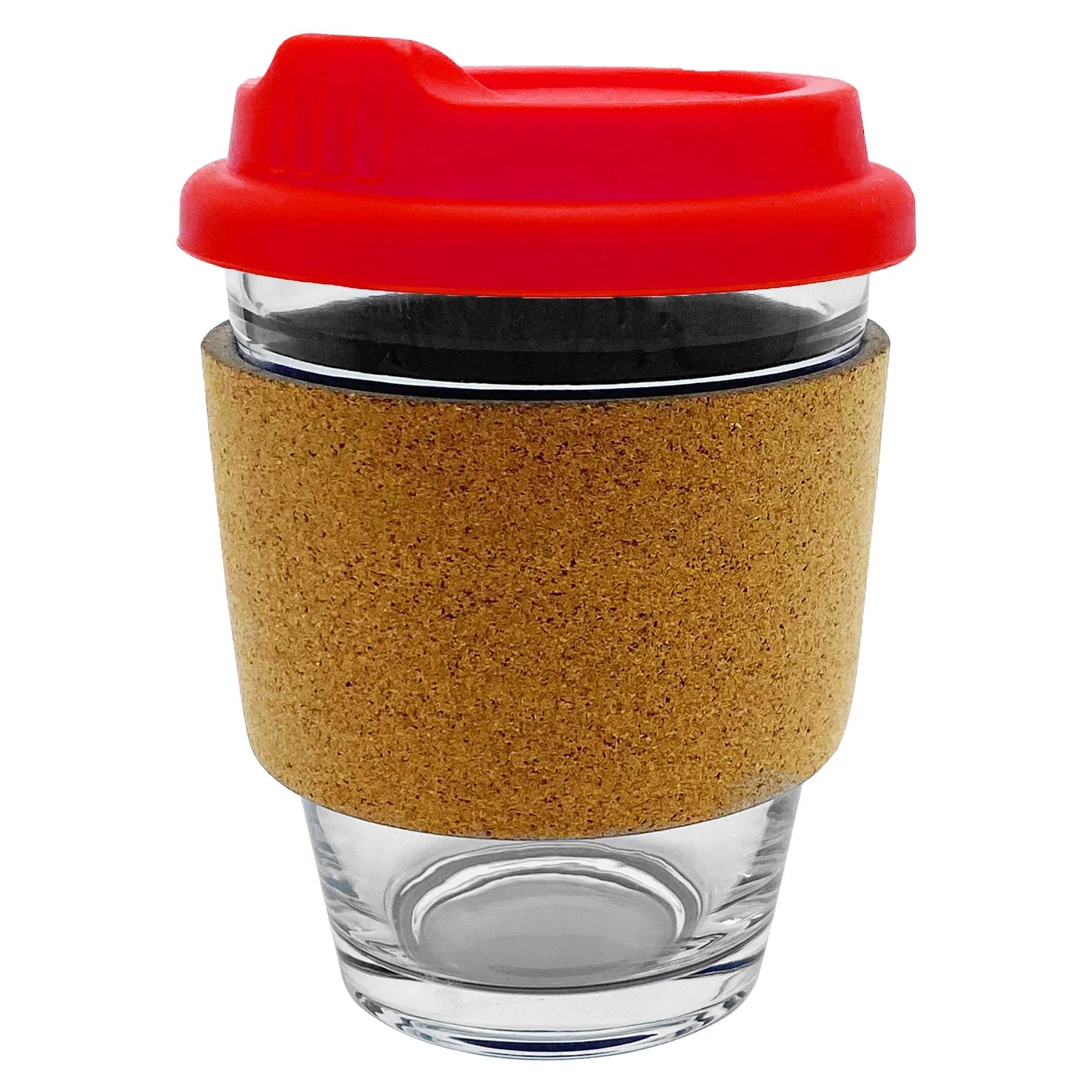 Carlo Glass Coffee Cup - Cork - PrintaPromo