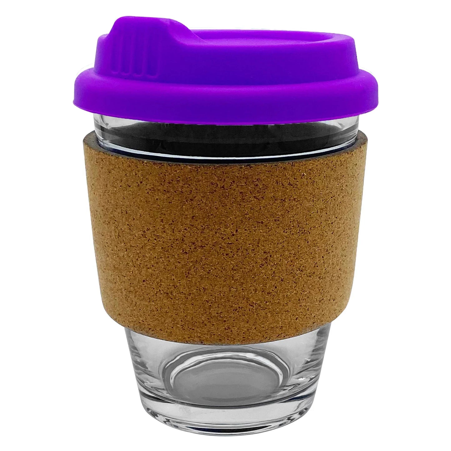 Carlo Glass Coffee Cup - Cork - PrintaPromo