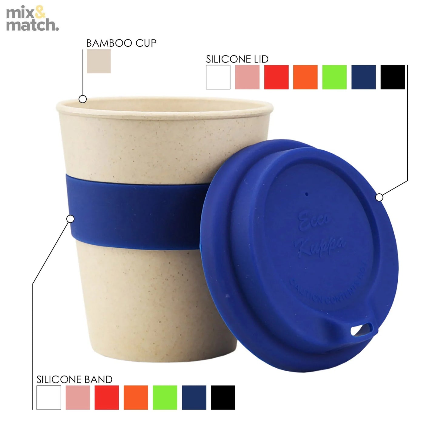Jelly Bean In 8oz Bamboo Cup - PrintaPromo