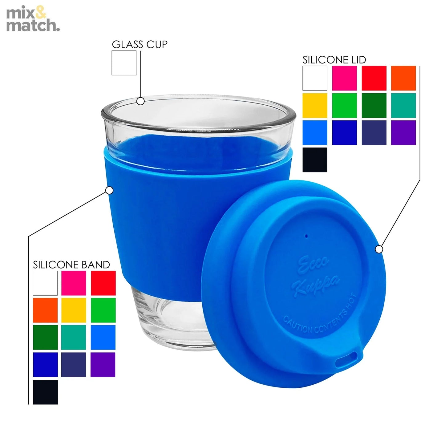 Jelly Party Mix in Carlo Glass Coffee Cup - PrintaPromo