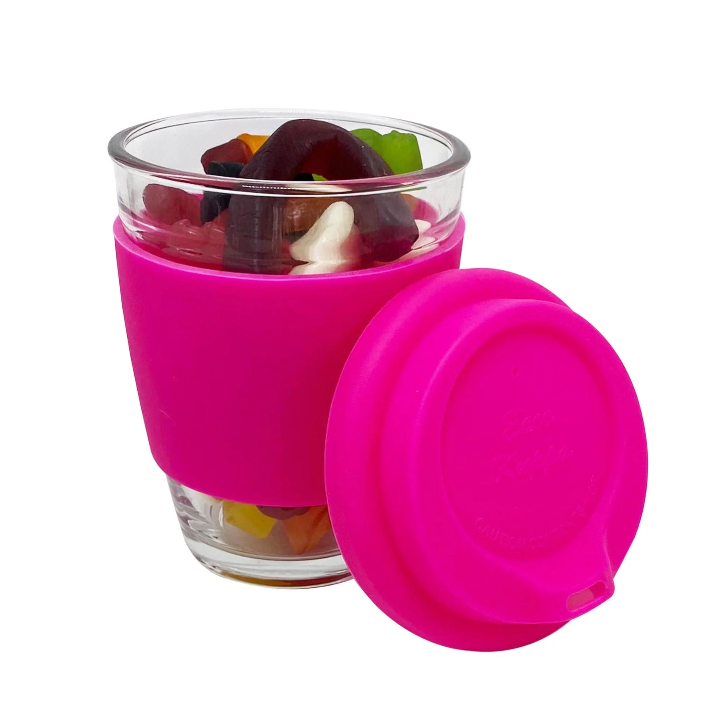 Jelly Party Mix in Carlo Glass Coffee Cup - PrintaPromo