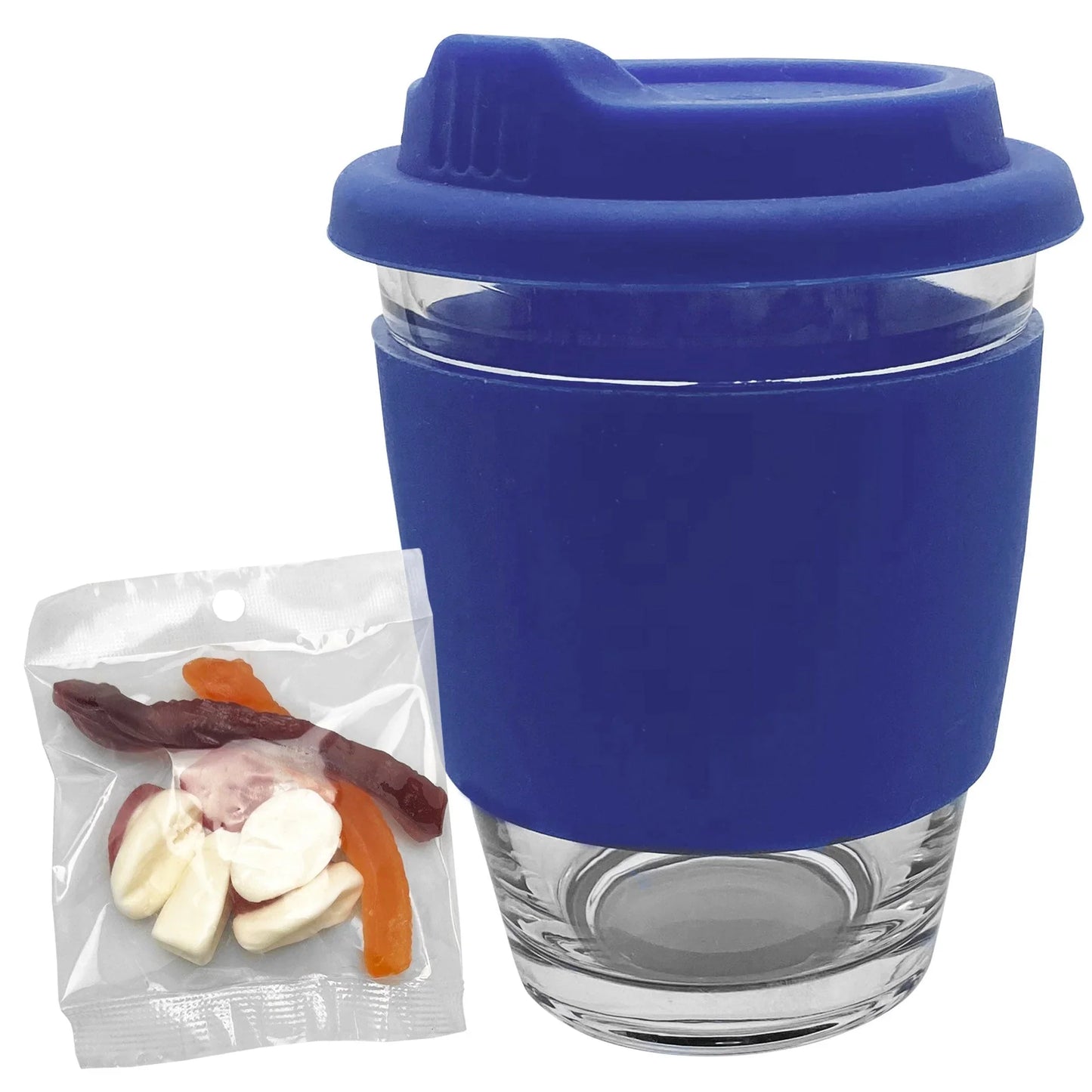 Jelly Party Mix in Carlo Glass Coffee Cup - PrintaPromo