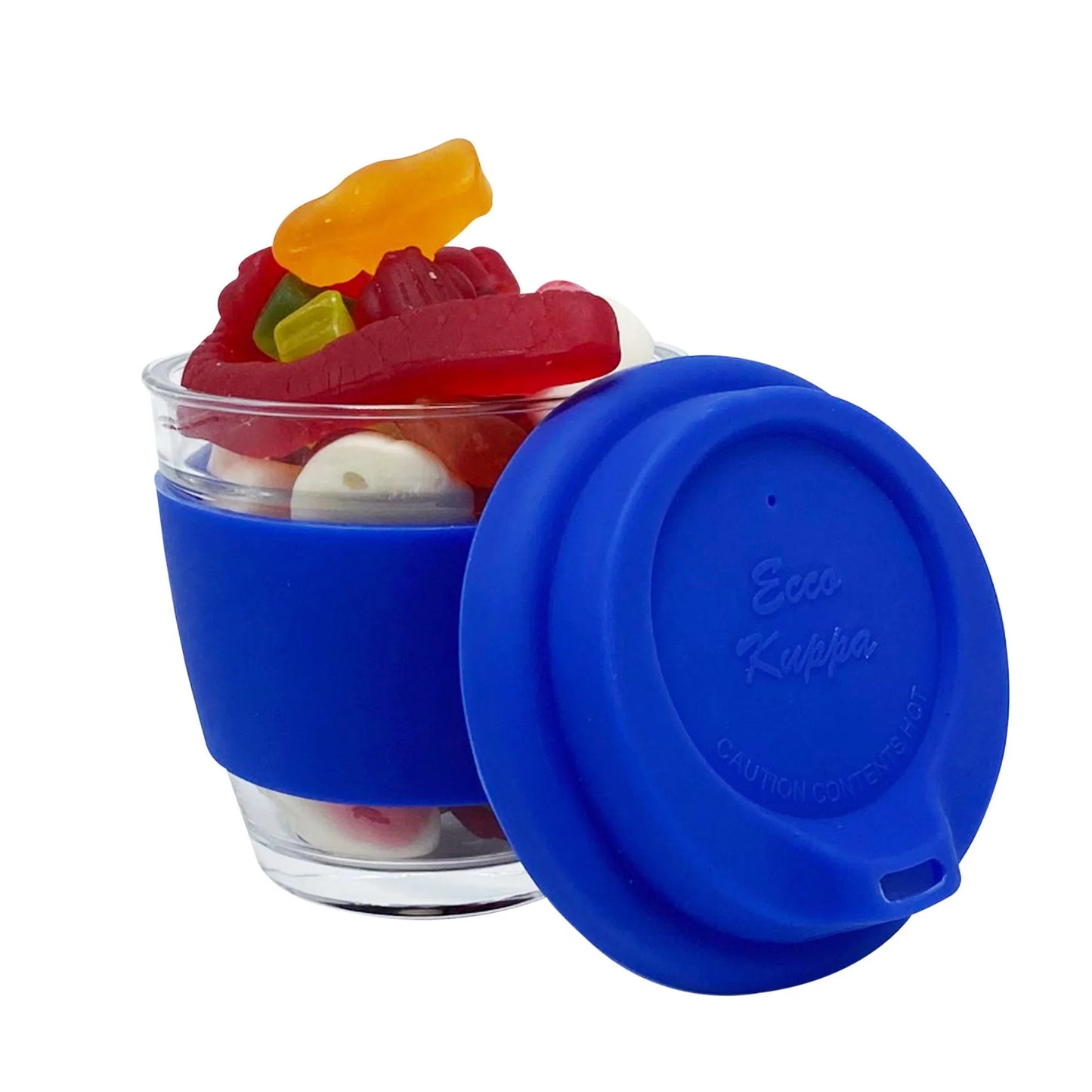Jelly Party Mix in Venice Glass Coffee Cup - PrintaPromo