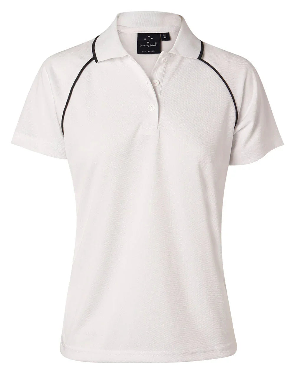 Ladies CoolDry Raglan Short Sleeve Contrast Polo - PrintaPromo