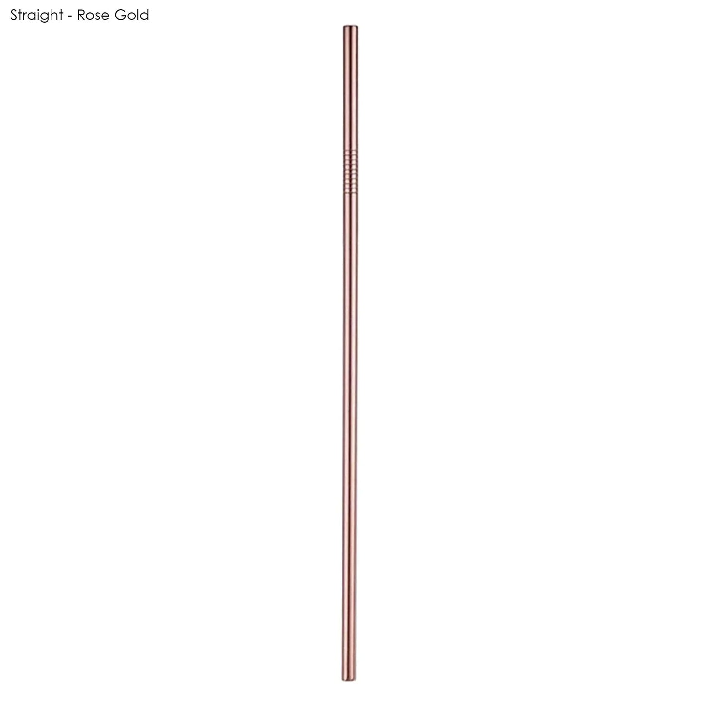 Stainless Steel Straw 6mm x 266mm - PrintaPromo
