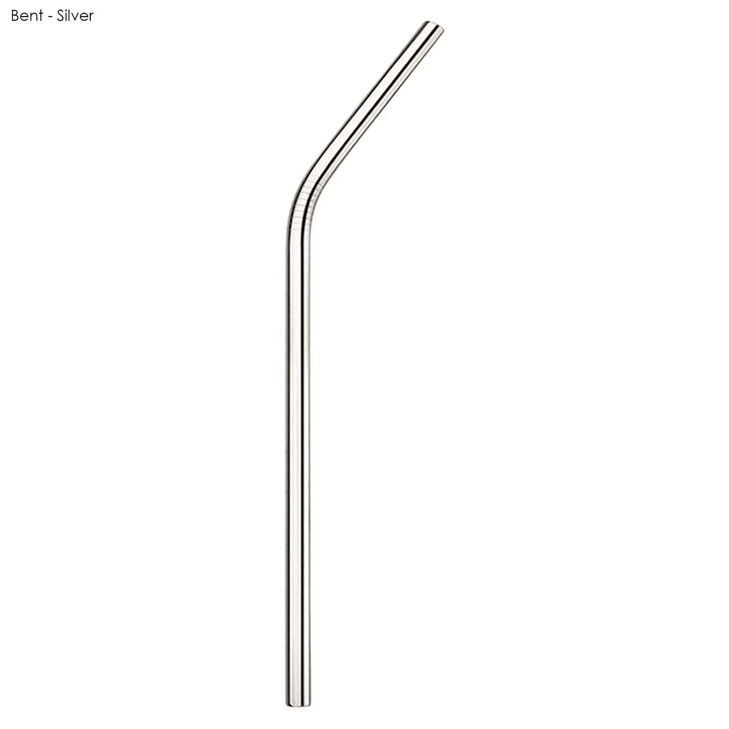 Stainless Steel Straw 8mm x 215mm - PrintaPromo