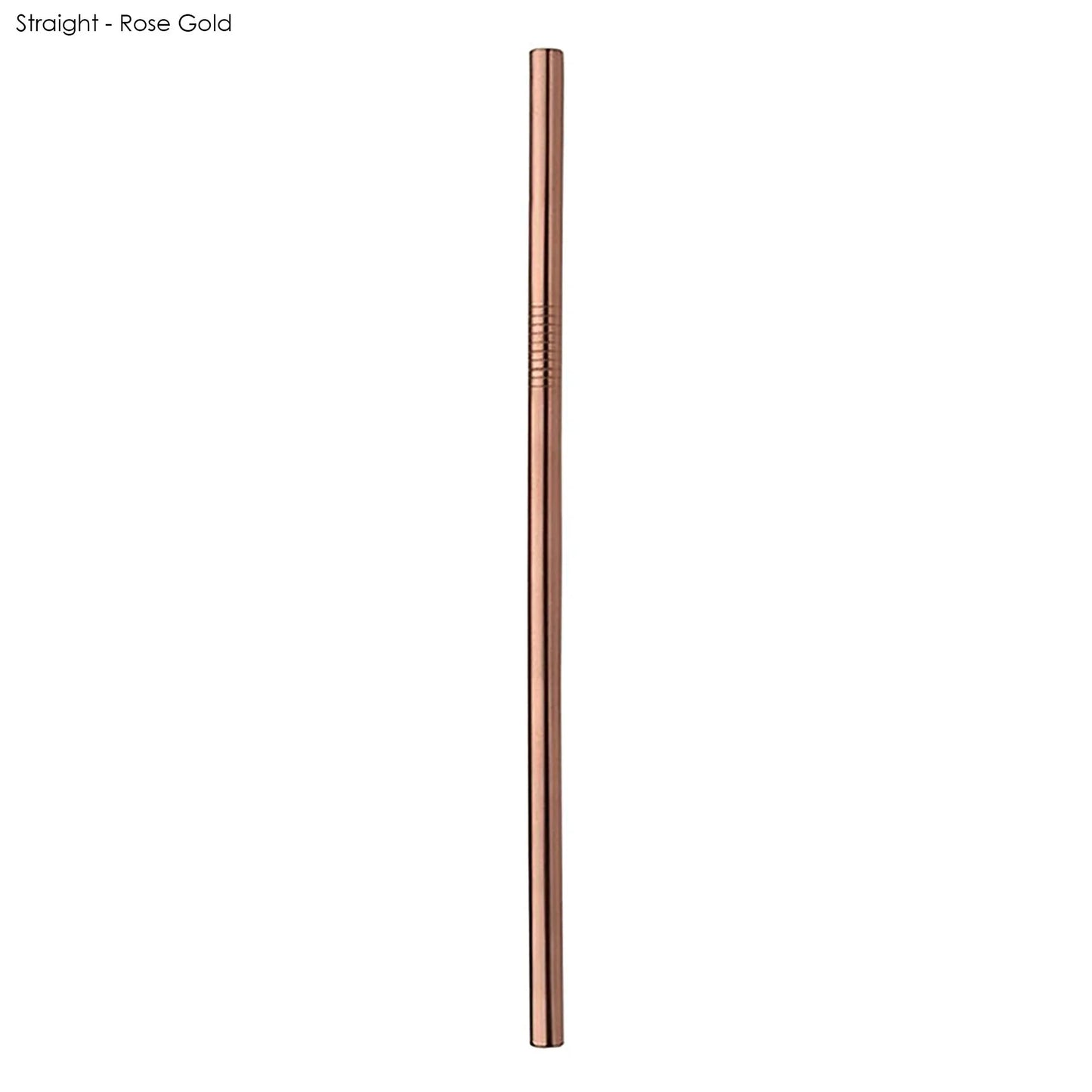 Stainless Steel Straw 8mm x 215mm - PrintaPromo