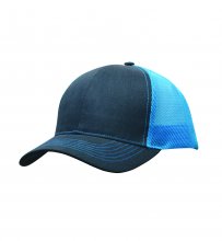 4002 Brushed Cotton with Mesh Back Cap