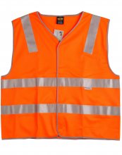 SW03 High Visibility Safety Vest Reflective Tapes