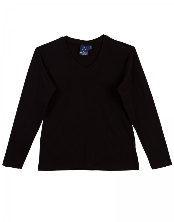 TS05A Stretch Long Sleeve Ladies Tee