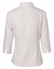 M8113 Womens Mini Herringbone 3/4 Sleeve Shirt