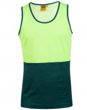 SW15 High Visibility Embroidered Singlet Work Wear