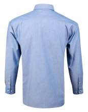 BS03L Mens Chambray Long Sleeve Shirt