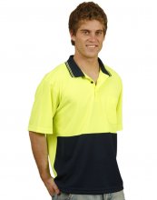 SW01TD High Visibility True Dry Short Sleeve Safety Polo