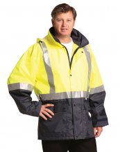 SW18a High Vis Two Tone Jacket with Reflective Tapes