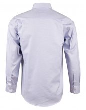 M7922 Men's Cotton Dot Contrast Long Sleeve Shirt