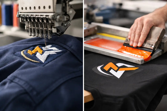 Embroidered vs Printed Workwear