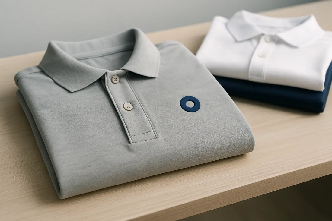 Cotton Polo Shirts with Embroidered Logo