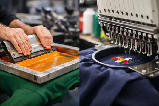 Screen Printing vs Embroidery Uniforms