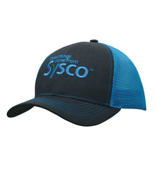 Brushed Cotton with Mesh Back Cap - PrintaPromo
