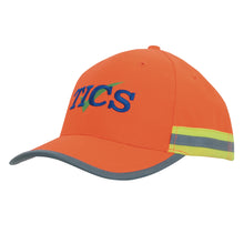 Hi Vis Cap with Reflective Tape - PrintaPromo