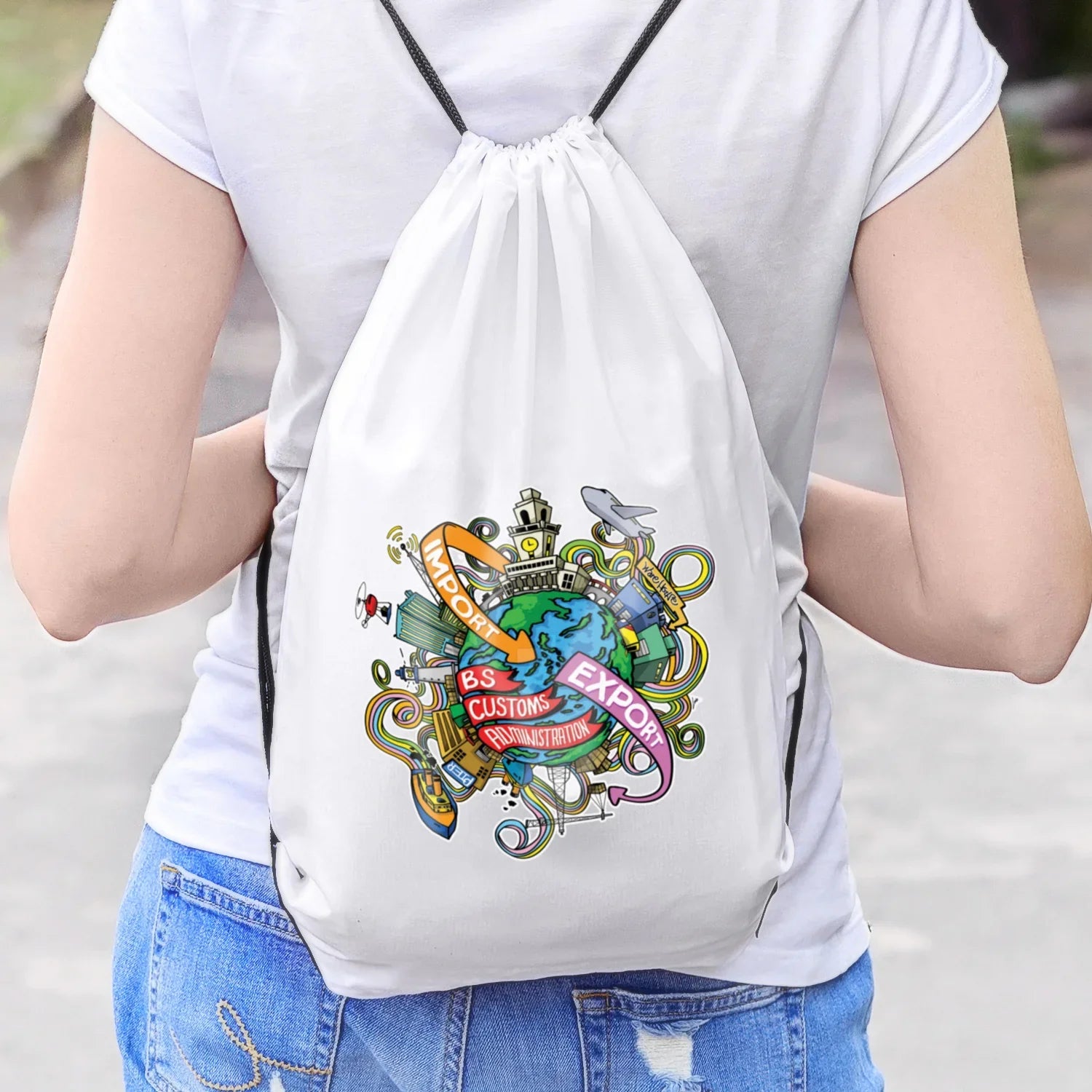Drawstring Backpack - PrintaPromo