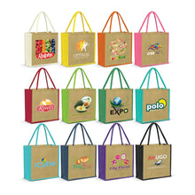 Monza Jute Tote Bag - PrintaPromo