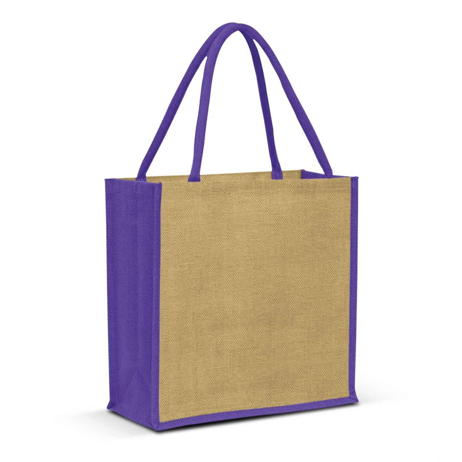 Monza Jute Tote Bag - PrintaPromo
