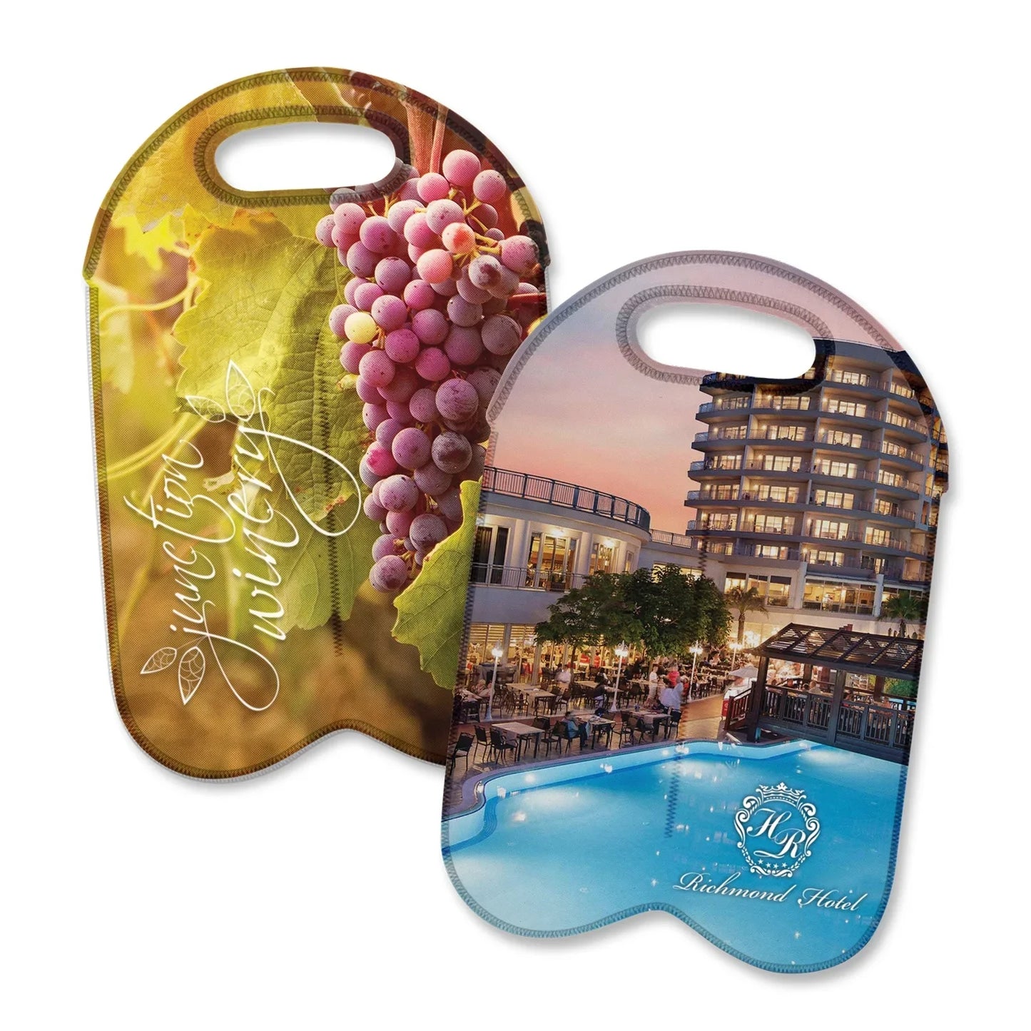 Neoprene Double Wine Cooler Bag - Full Colour - PrintaPromo