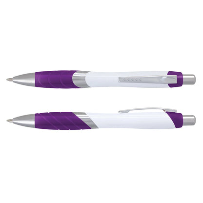 Borg Pen - White Barrel - PrintaPromo