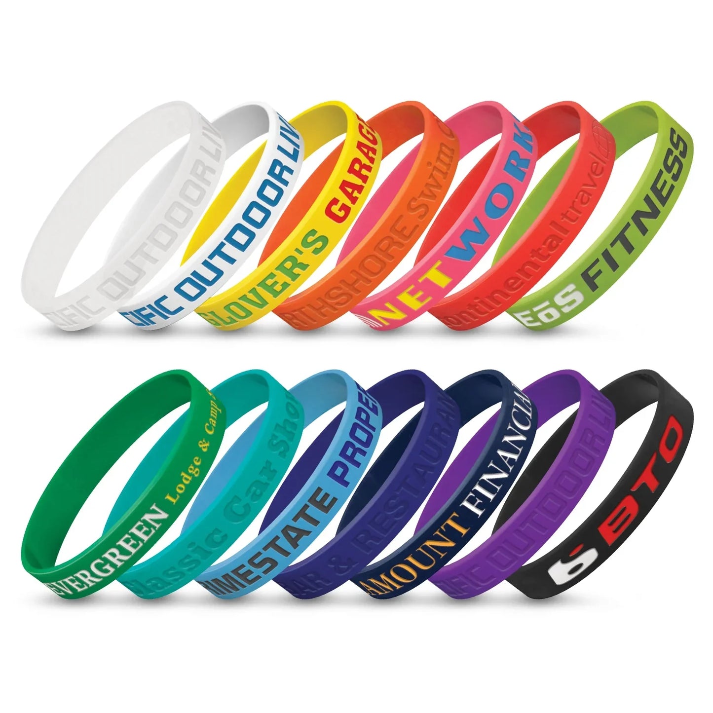 Silicone Wrist Band - Debossed - PrintaPromo