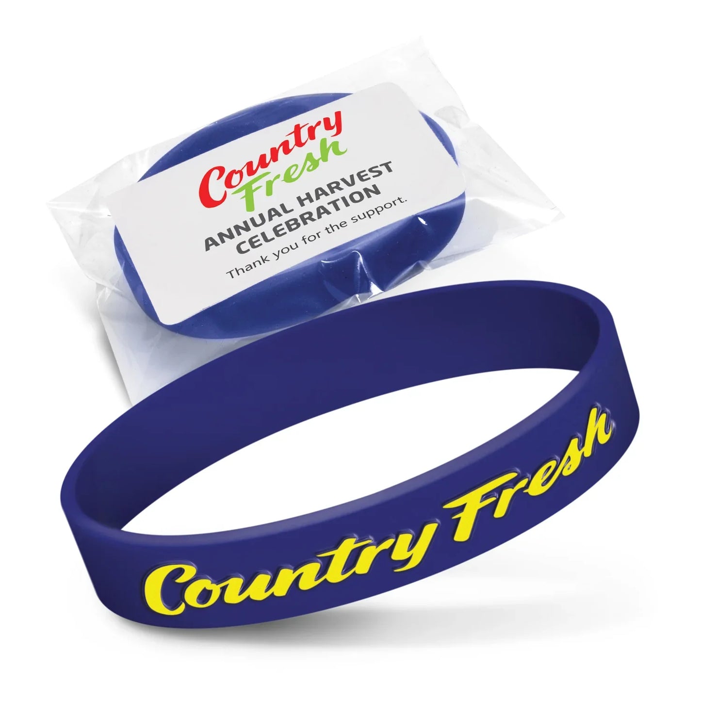 Silicone Wrist Band - Embossed - PrintaPromo