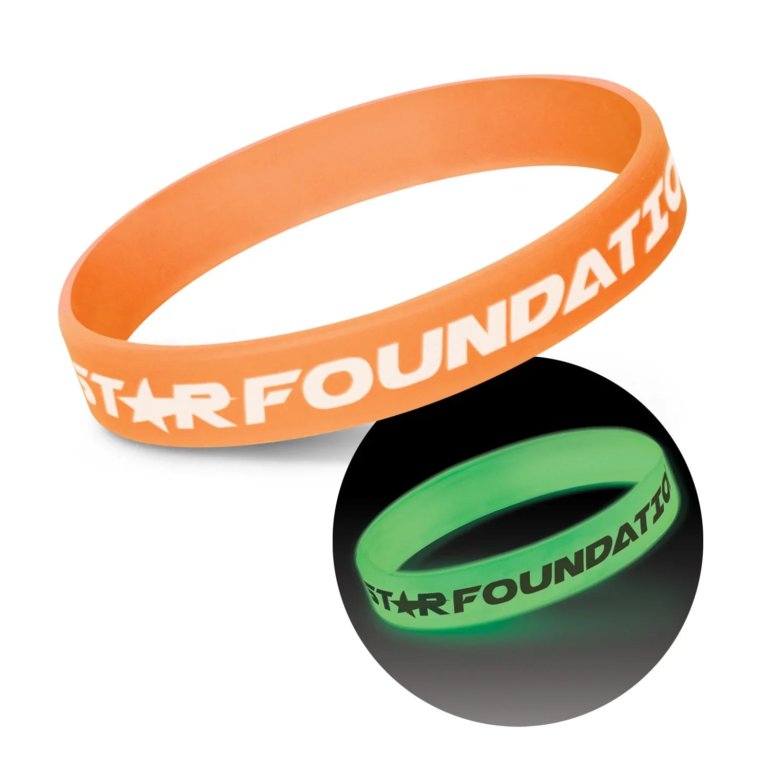 Silicone Wrist Band - Glow in the Dark - PrintaPromo