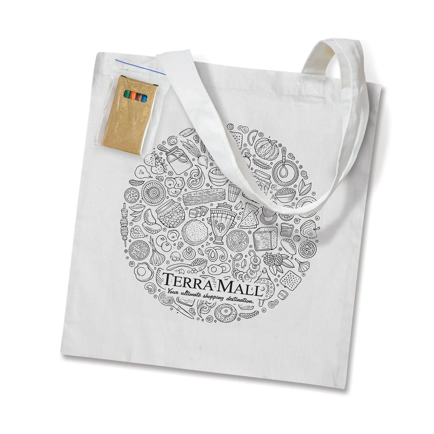 Sonnet Colouring Tote Bag - PrintaPromo