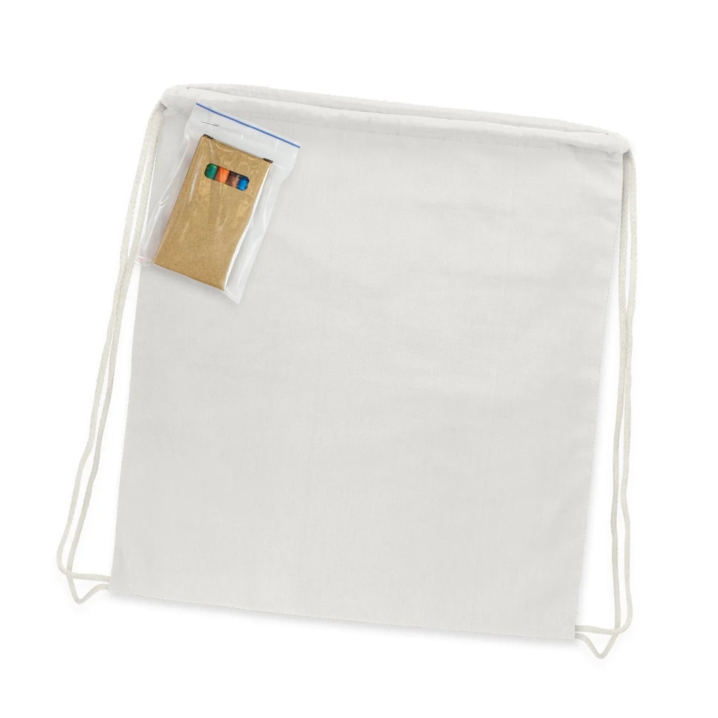 Cotton Colouring Drawstring Backpack - PrintaPromo